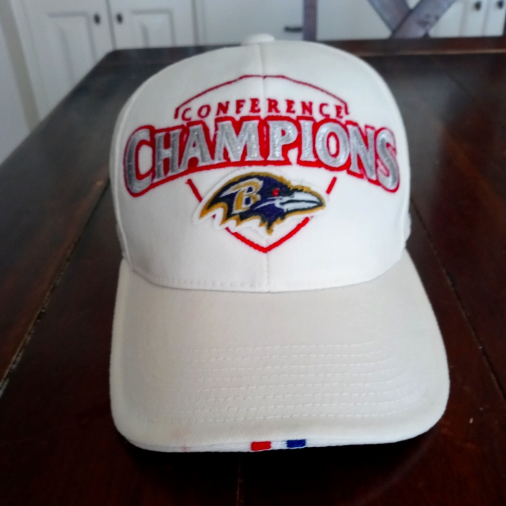 White NFL Baltimore Ravens hat